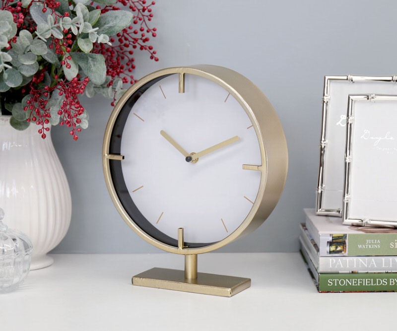 Mantel clocks, desk clocks, alarm clocks and wall clocks