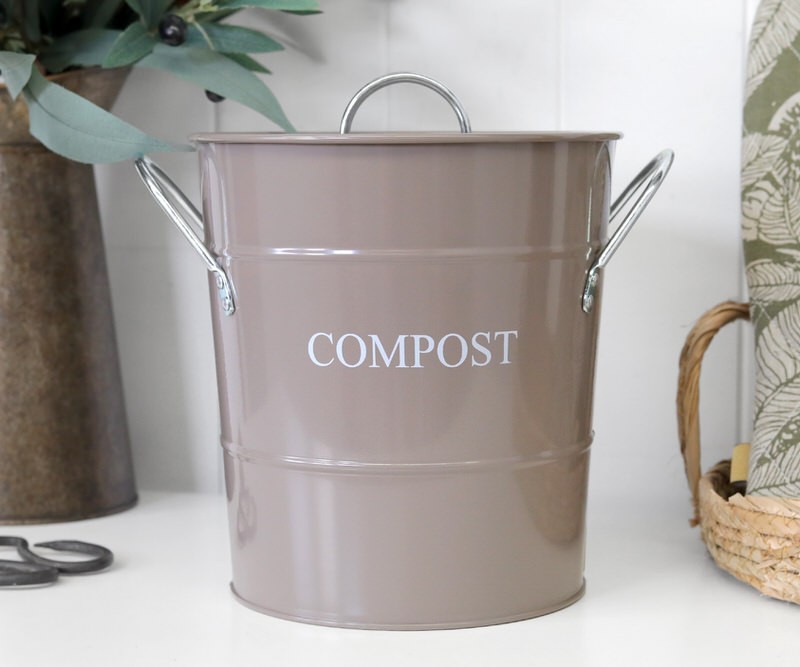 Kitchen Compost Bin - Dusk Taupe