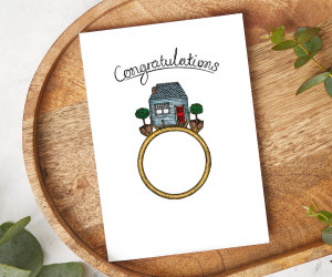 Congratulations Engagement Card