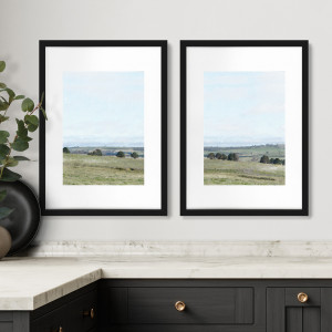 Coopers Hill II Landscape Wall Art Print, decorative wall artwork for an interior display