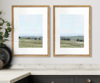 Coopers Hill II Landscape Wall Art Print