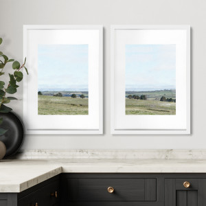 Coopers Hill II Landscape Wall Art Print, a wall display piece featuring the named subject and composition