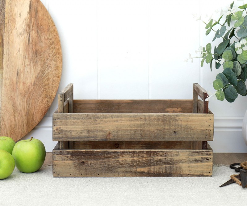 Farmhouse Wooden Crate - Large