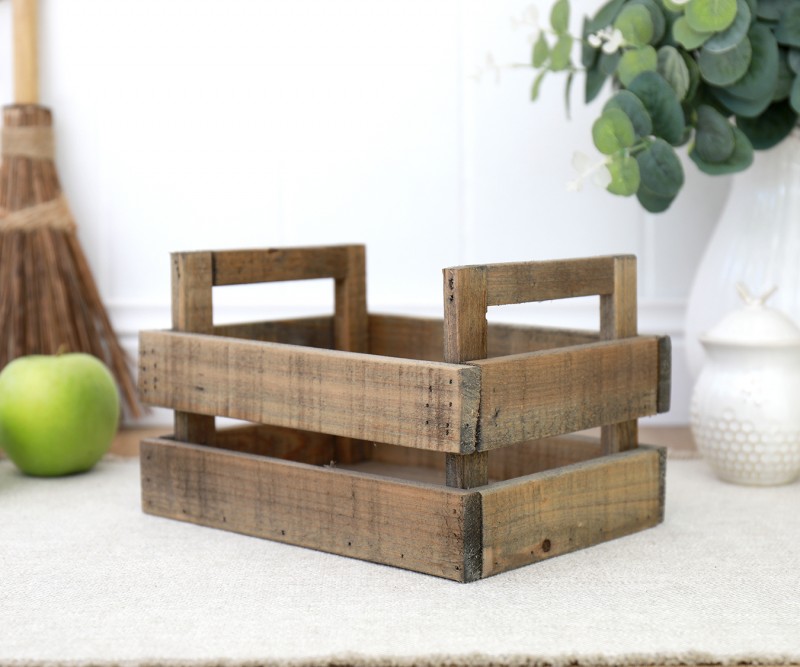 Farmhouse Wooden Crate - Small