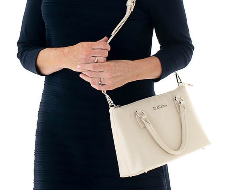 The 2 Bottle Cool Clutch Cream Insulated Wine Purse