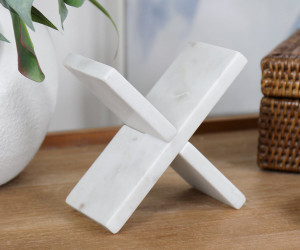 Marble Cross Sculpture