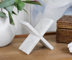 Marble Cross Sculpture
