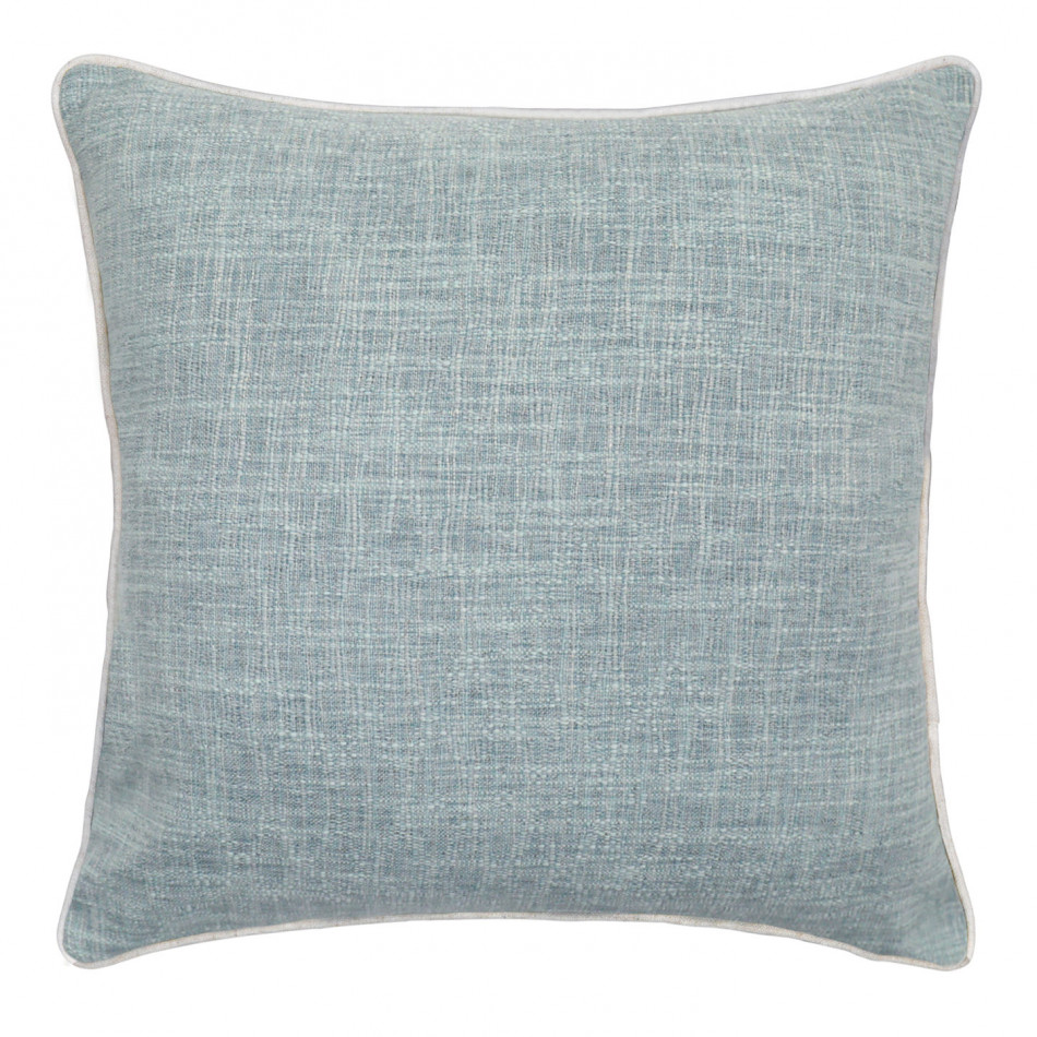 Aqua Noosa Chambray Cushion, a decorative soft furnishing for a sofa, chair or bed