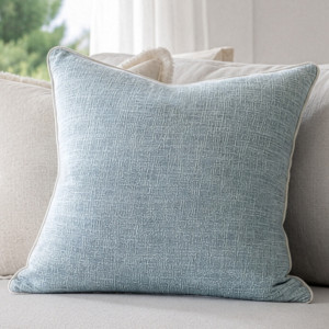 Aqua Noosa Chambray Cushion