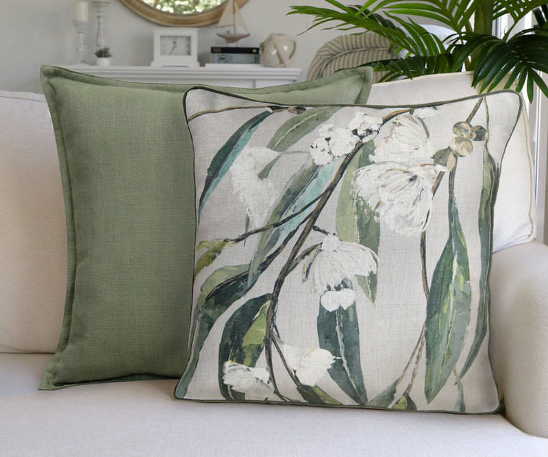 Cranfield Green Eucalyptus Cushion