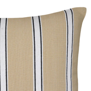 Danbury Golden Sand Stripe Cushion, a comfortable interior accessory designed to add colour and texture