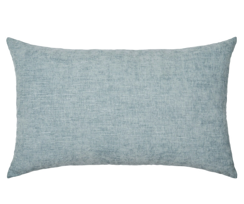 Skylar Denim Blue Chenille Cushion - Lumbar