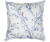 Sky Blue Forsythia Cushion - Feather Insert