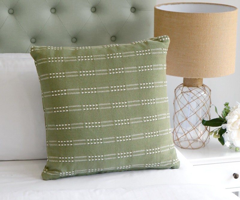 Gardner Green Stripe Cushion