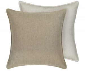 Large Desert Sand Linen Cushion 55cm