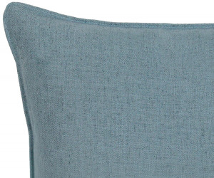 Large Denim Blue Linen Cushion 55cm