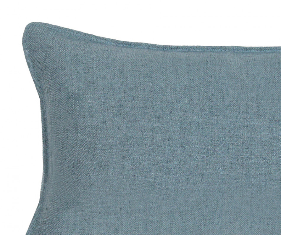 Lumbar Denim Blue Linen Cushion
