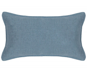 Lumbar Denim Blue Linen Cushion