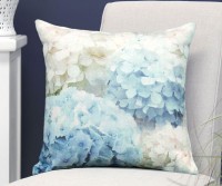 Annabelle Blue Hydrangeas Cushion