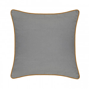 Jane Grey Cushion with Terracotta Piping