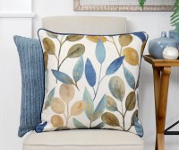 Lakewood Leaves Linen Cushion