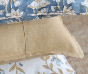 Golden Wheat Pure Linen Cushion