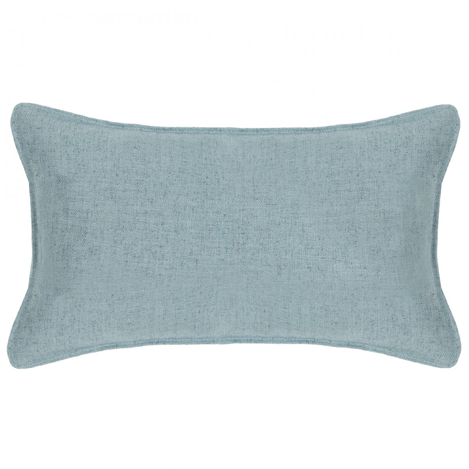 Lumbar Sky Blue Linen Cushion