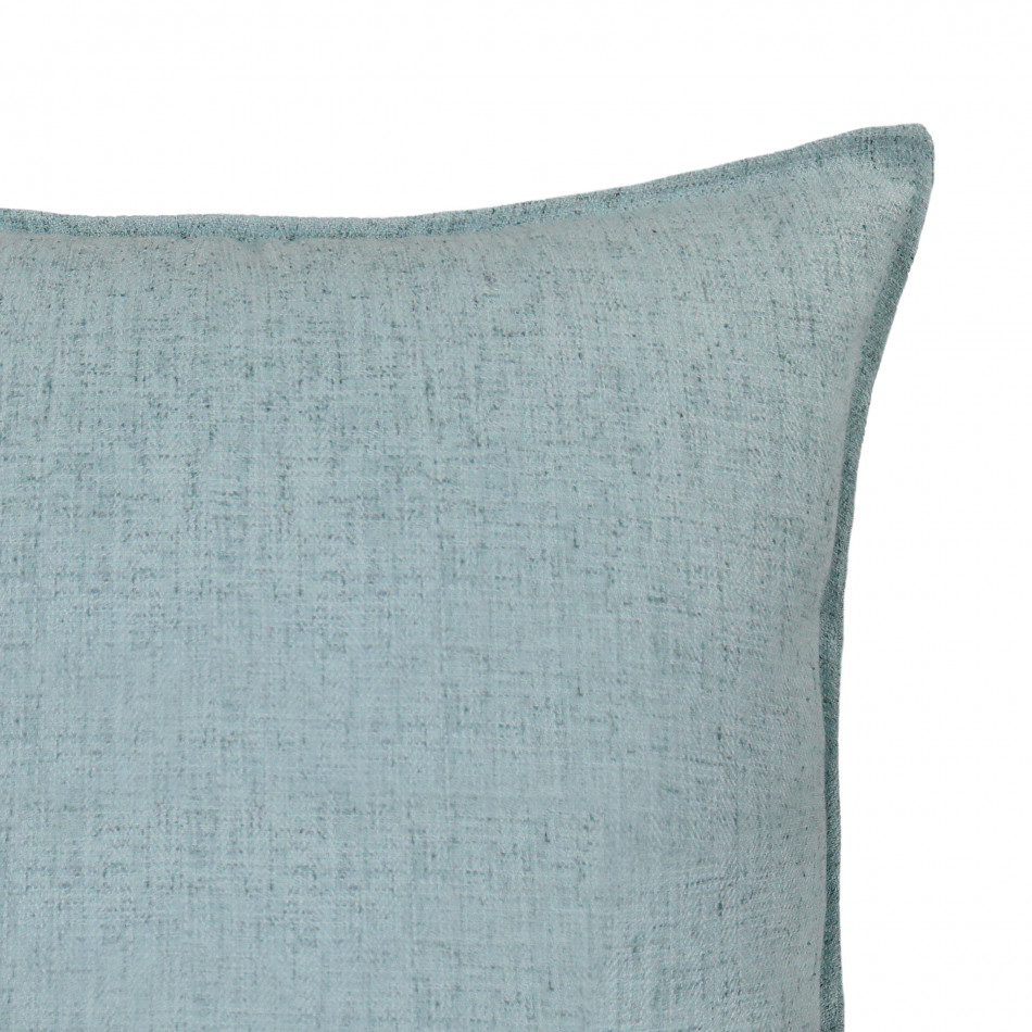 Large Sky Blue Linen Cushion 55cm, a decorative soft furnishing for a sofa, chair or bed