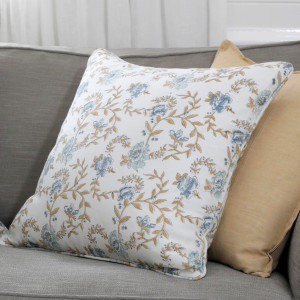 Tahlia Meadow Flower Linen Cushion