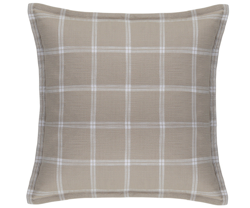 Sawyer Oatmeal Check Cushion