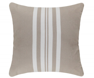 50cm Derby Taupe Stripe Outdoor Cushion