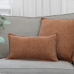 Lumbar Luca Paprika Chenille Cushion