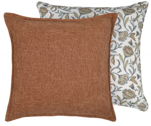 Luca Paprika Chenille Cushion 50cm