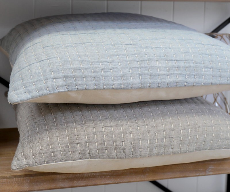 Berkeley Taupe Grey Quilted Cushion