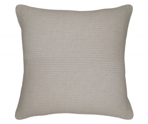 Taupe Linden Ribbed Cushion 50cm