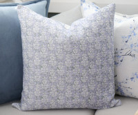 Sky Blue Soulbury Cushion - Feather Insert