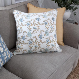 Tahlia Meadow Flower Linen Cushion