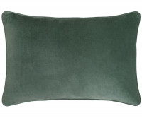 Tapestry Bloom Green Cushion - Feather Insert