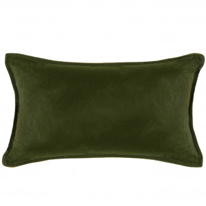 Osborne Forest Green Velvet Cushion - Lumbar