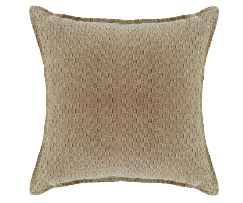 Matteo Mustard Yellow Waffle Cushion