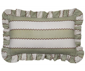 Fernhill Stripe Ruffle Cushion
