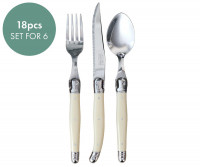 18pc Set Andre Verdier Debutant Cutlery Ivory