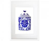 Cassia Ginger Jar Print - Framed