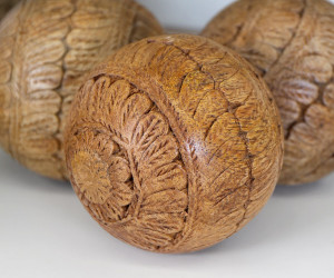 Juanita Carved Deco Ball