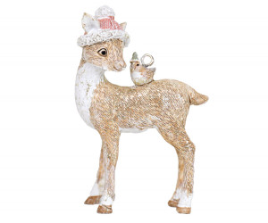 Winterberry the Deer Christmas Tree Decoration