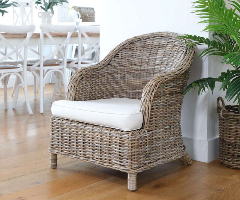 Devon Rattan Armchair