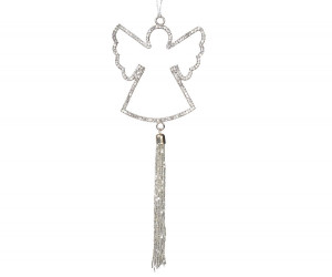 Diamante Angel Christmas Tree Ornament