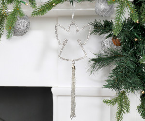 Diamante Angel Christmas Tree Ornament