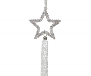 Diamante Star Christmas Tree Ornament