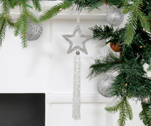 Diamante Star Christmas Tree Ornament